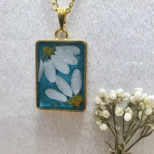 Handmade Resin Pendant - Bloomkeeper