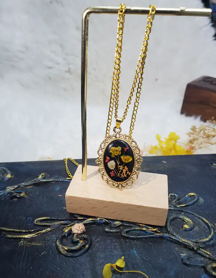 Handmade Resin Pendant - PressedCharm