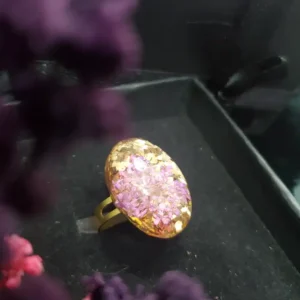 Handmade Resin Ring - Fluff & Flora