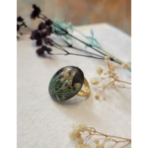 Handmade Resin Ring - Violet Hour