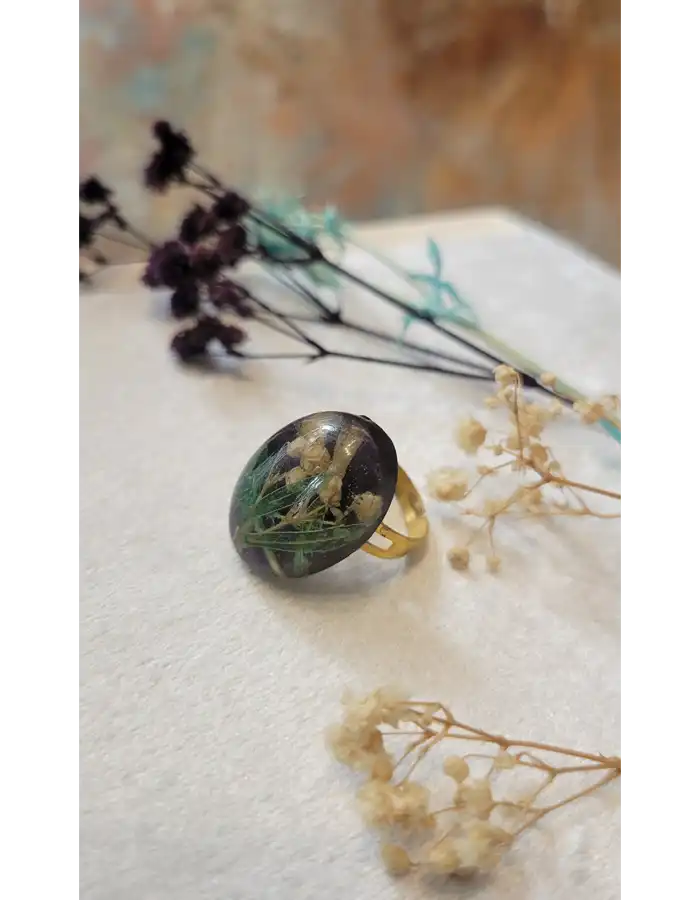 Handmade Resin Ring - Violet Hour