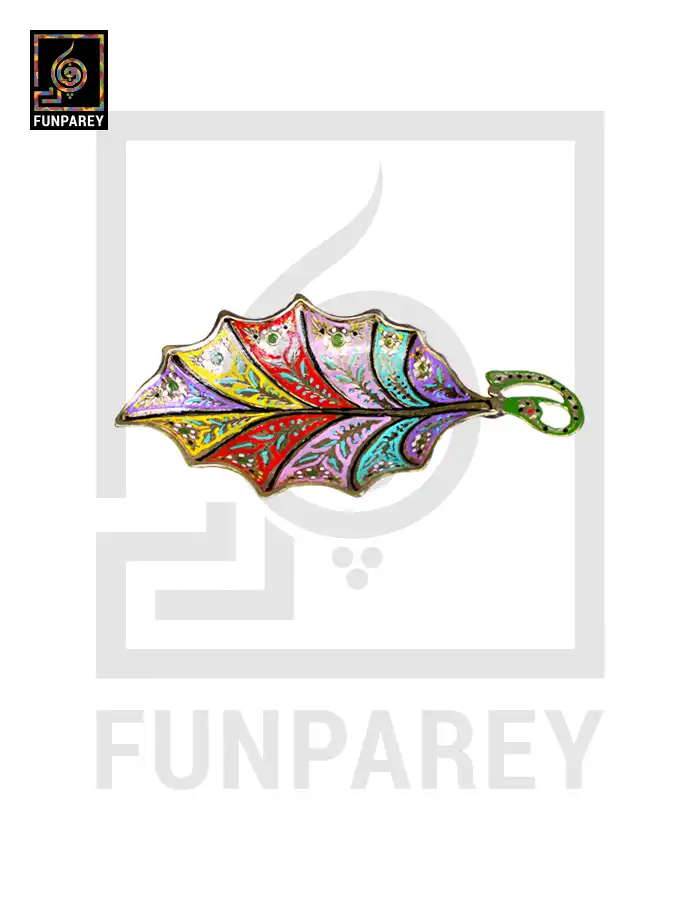 Leaf Brass Tray Small