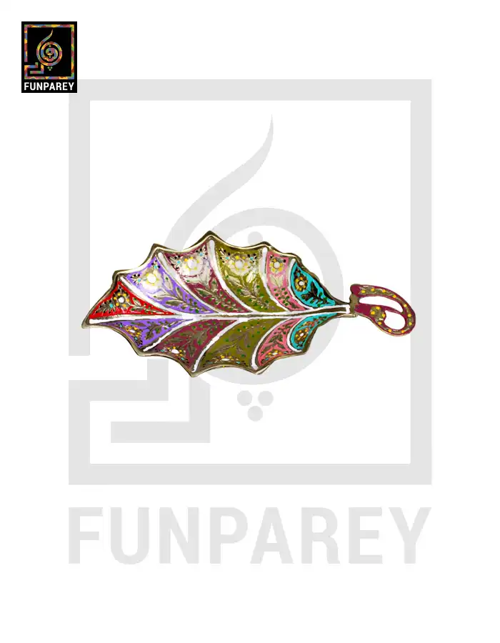 Leaf Brass Tray Small