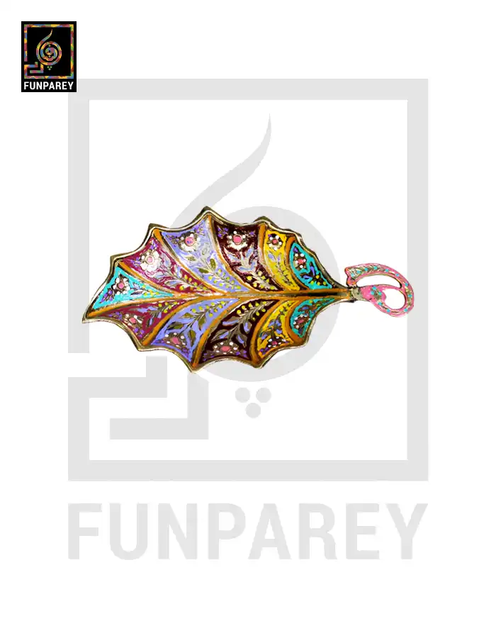 Leaf Brass Tray Small