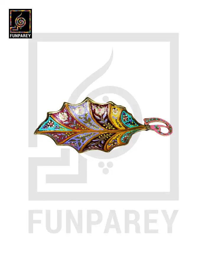 Leaf Brass Tray Small