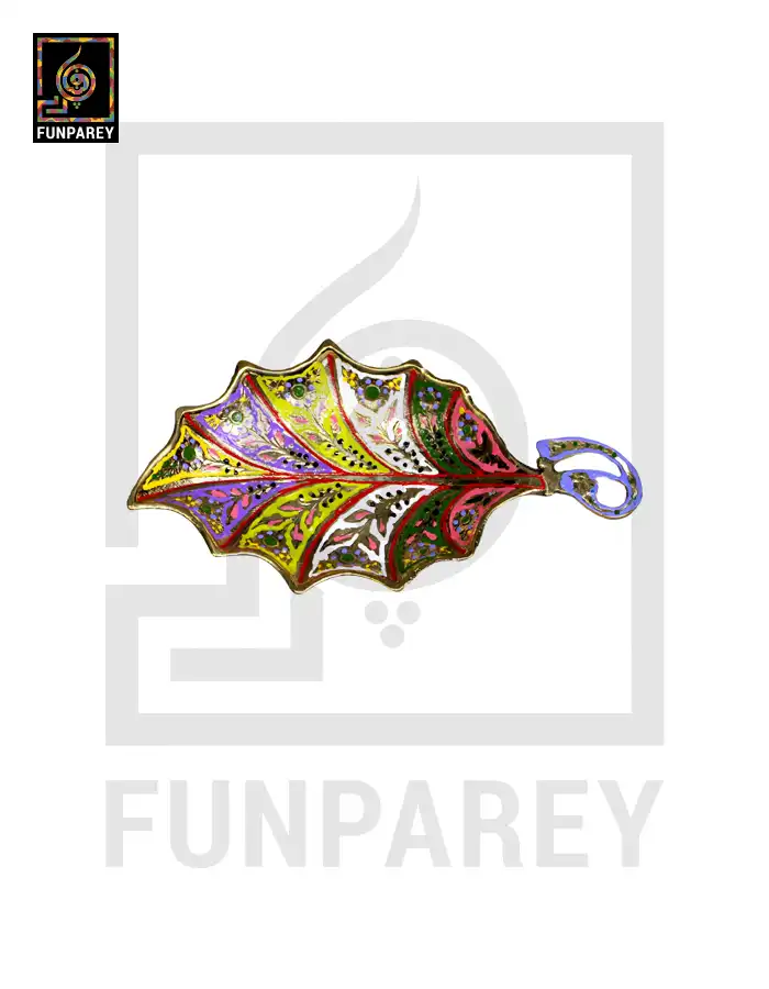 Leaf Brass Tray Small