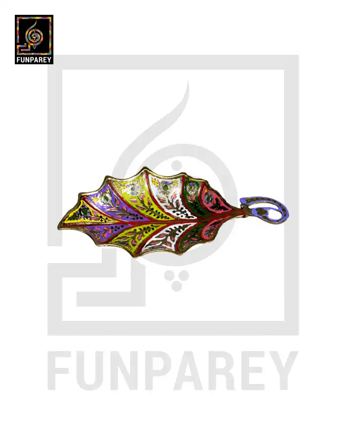 Leaf Brass Tray Small