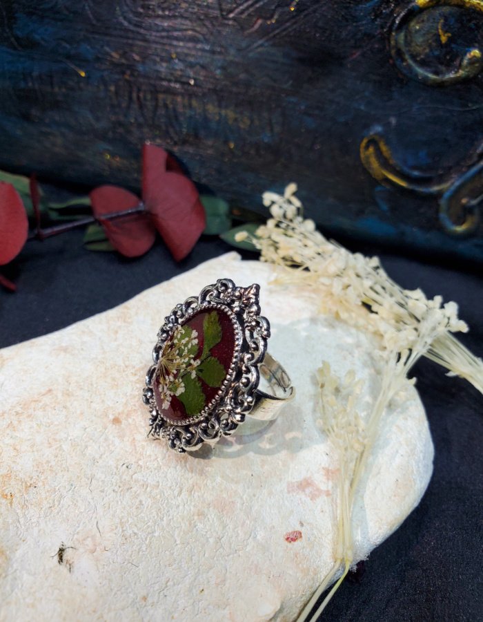 Naghma-e-Rang Floral Ring