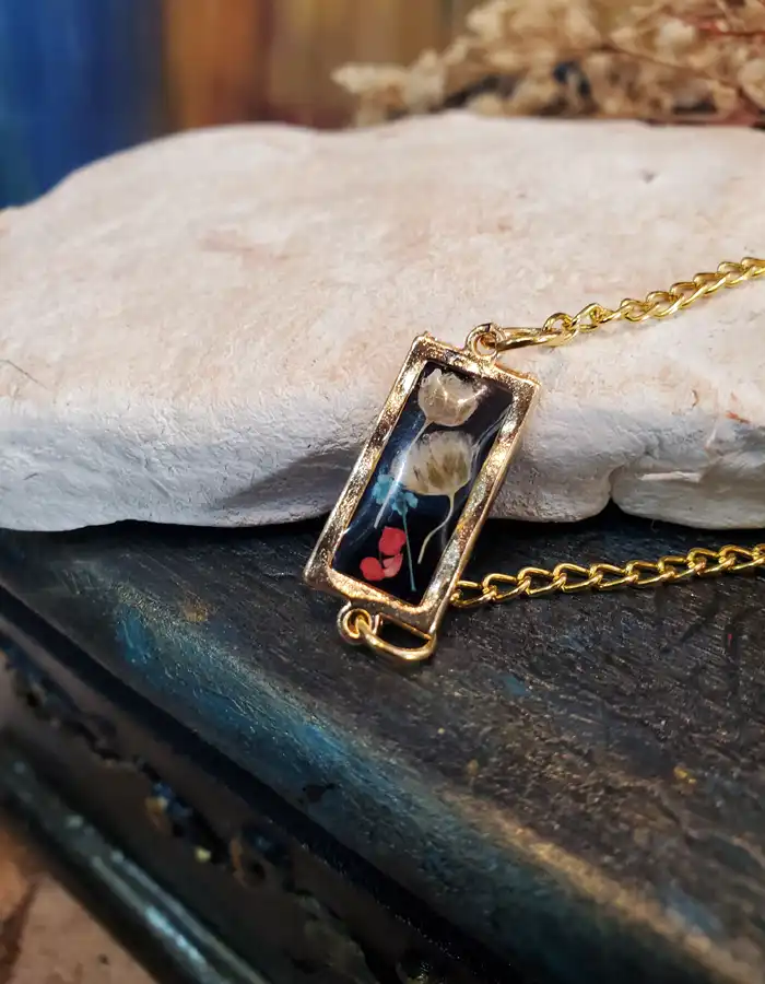 Rectangle Resin Bracelet - Harf-e-Gul