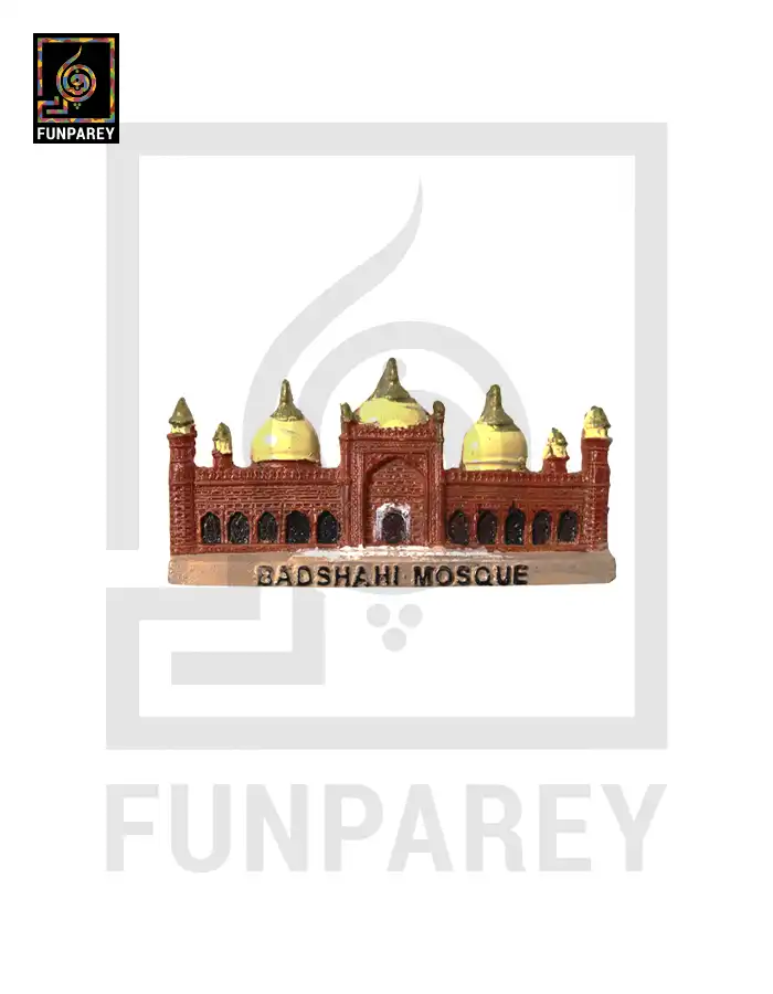 Resin Fridge Magnet – Badshahi Masjid Model