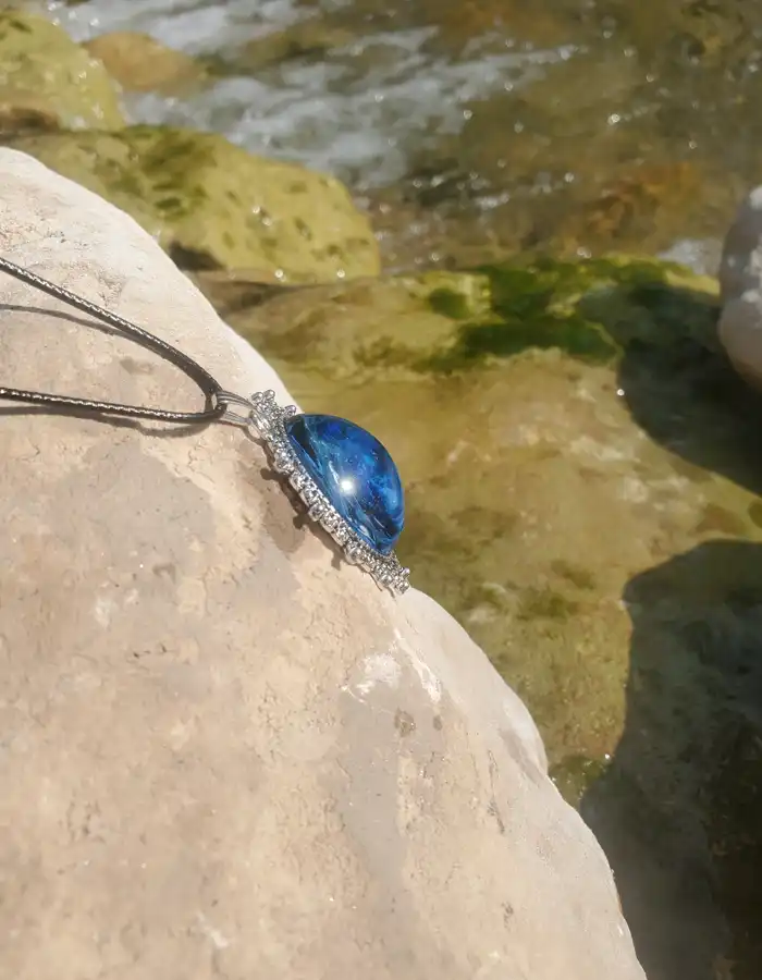 Resin Pendant - Galaxy Bound