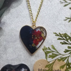 Resin Pendant - Heart of Emberflora