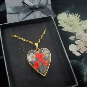 Resin Pendant - Heart of Floralis