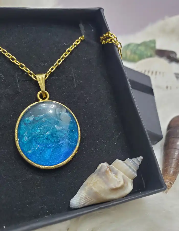 RippleWing Resin Pendant