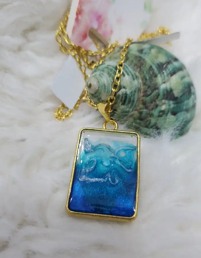 SeaFloret Resin Pendant
