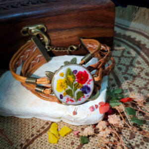 Serenade of Spring Leather Strap Bracelet