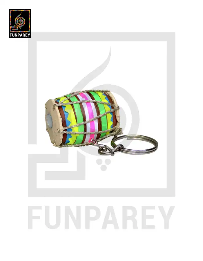 Tribal Dhol Keychain