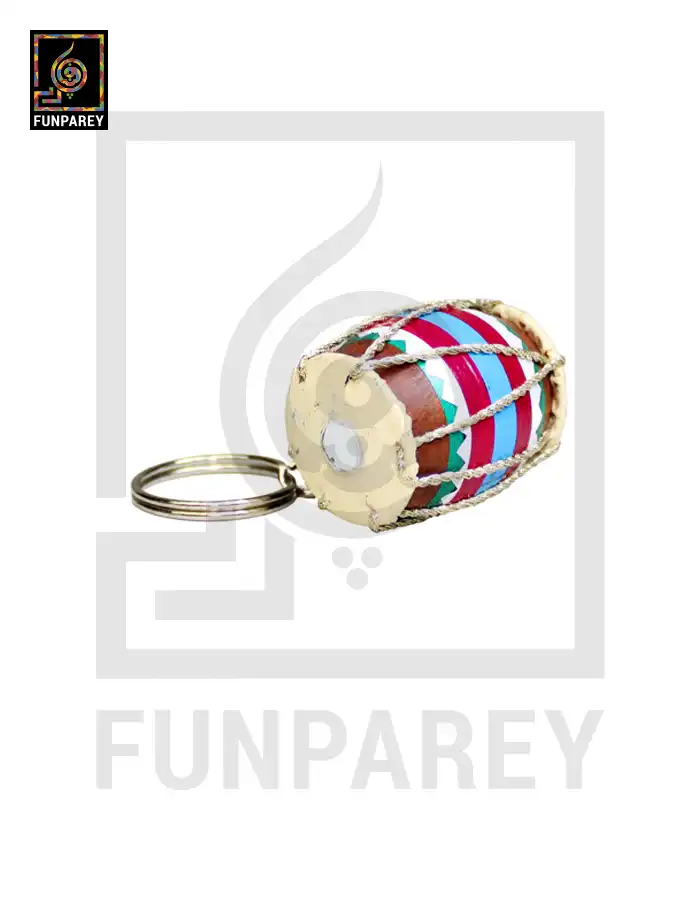 Tribal Dhol Keychain