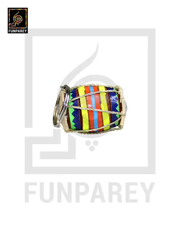 Tribal Dhol Keychain