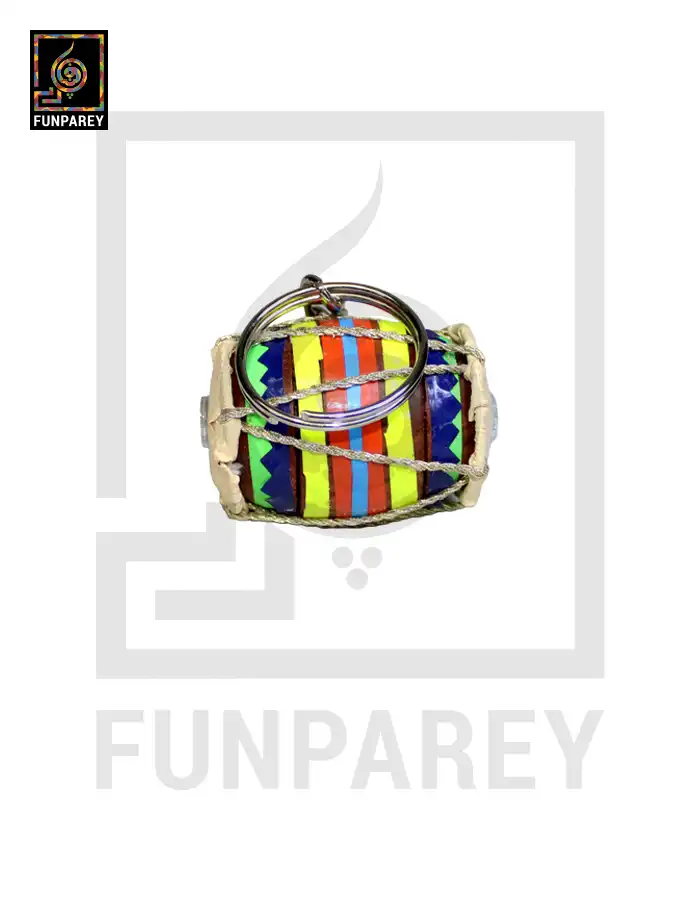 Tribal Dhol Keychain