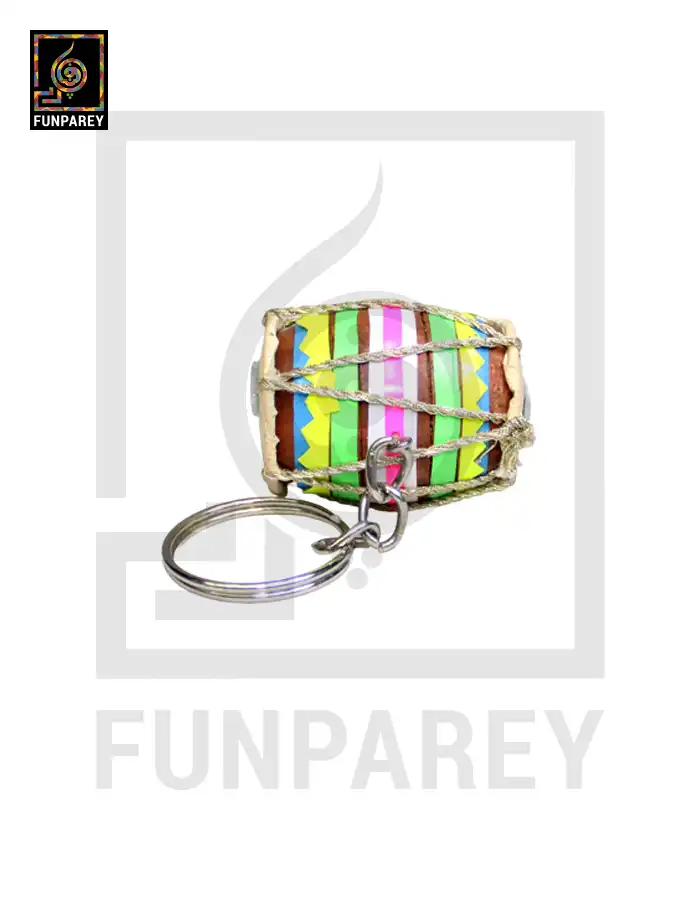 Tribal Dhol Keychain