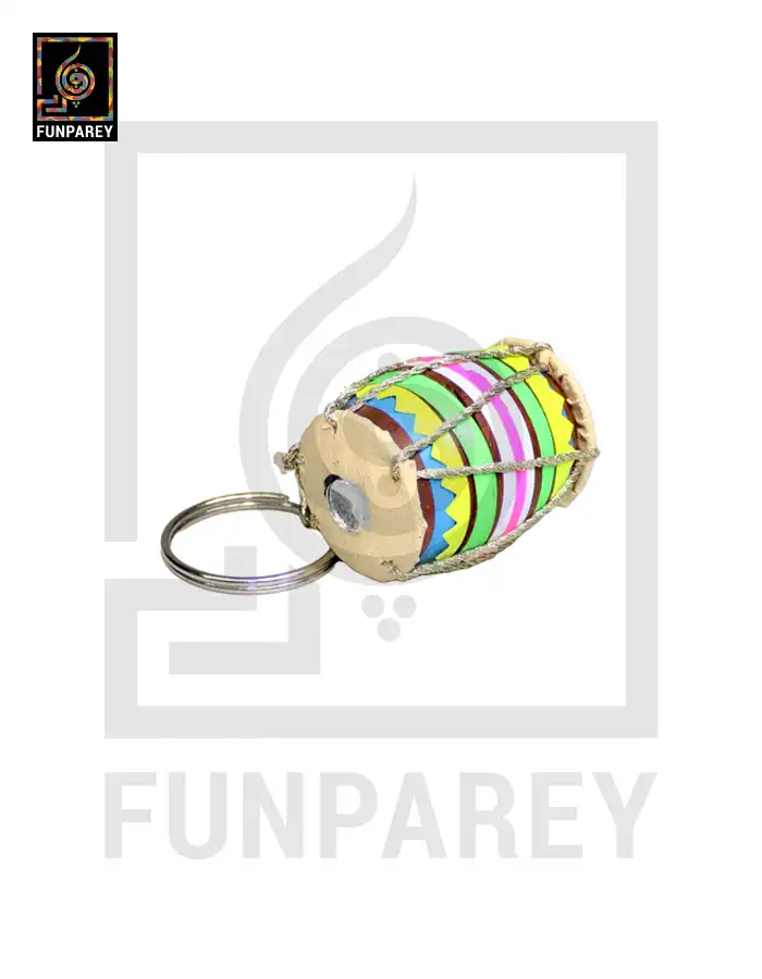 Tribal Dhol Keychain