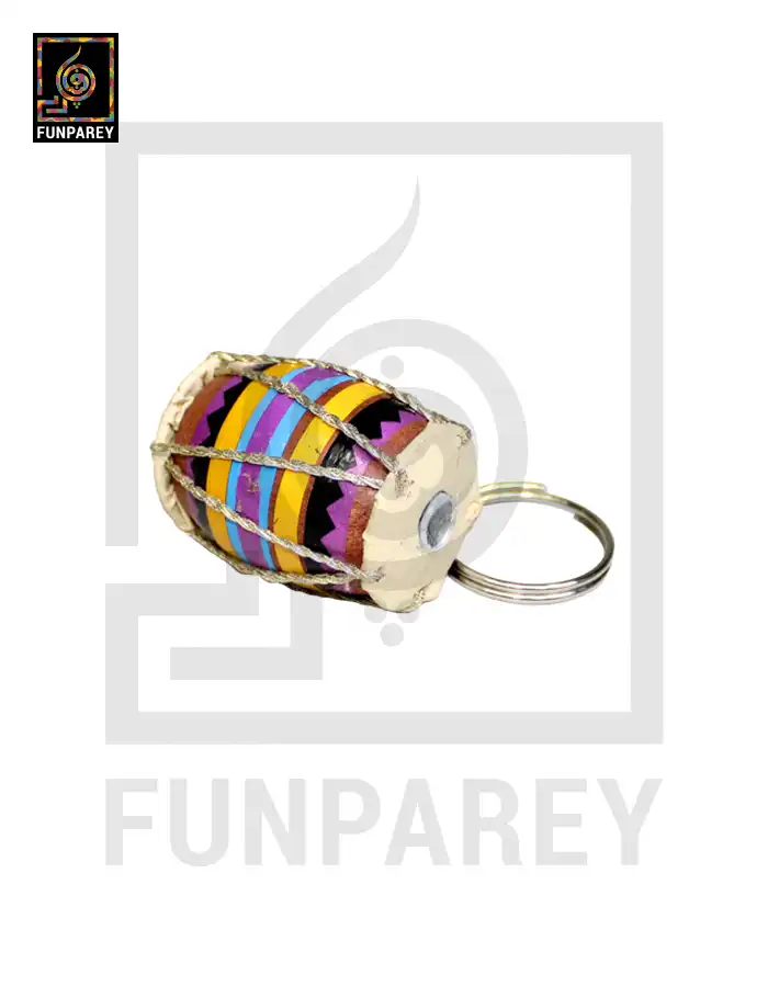Tribal Dhol Keychain