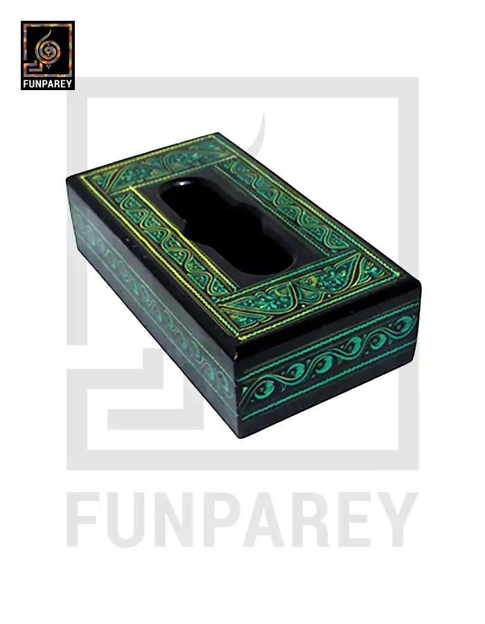 Tissue Box with Nakshi Art